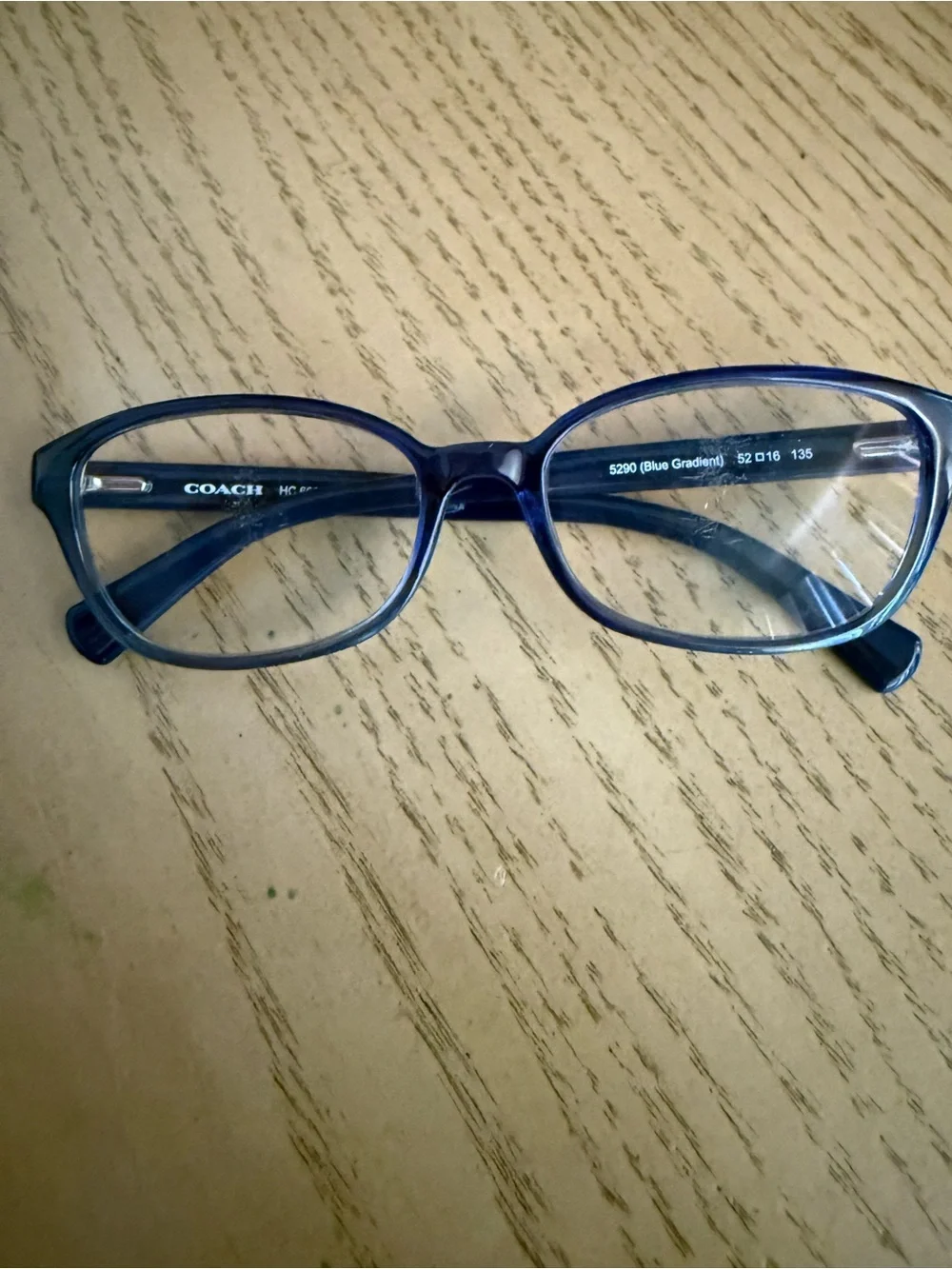Coach navy blue frames braid style 5290